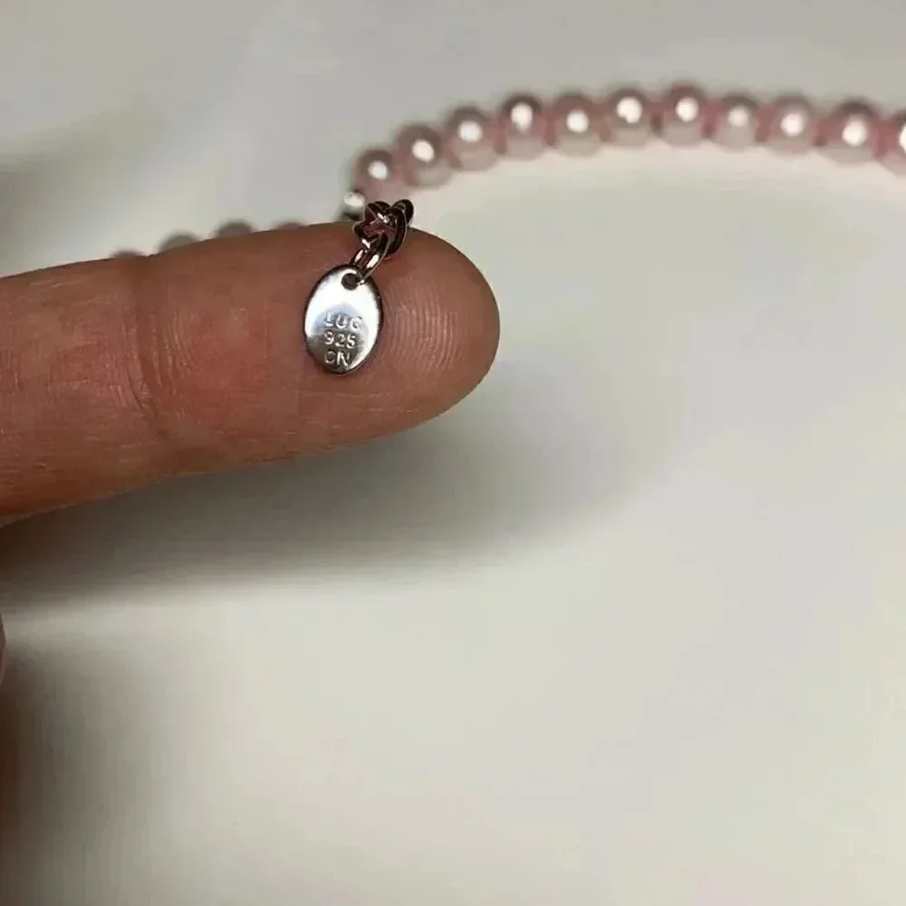 Freshwater Pearl Necklace with 925 Silver Clasp
